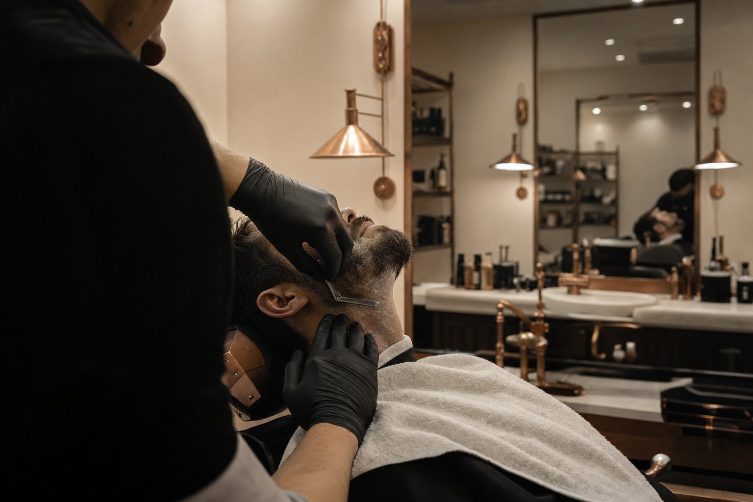 Illustration Barbe qui gratte : causes et solutions durables