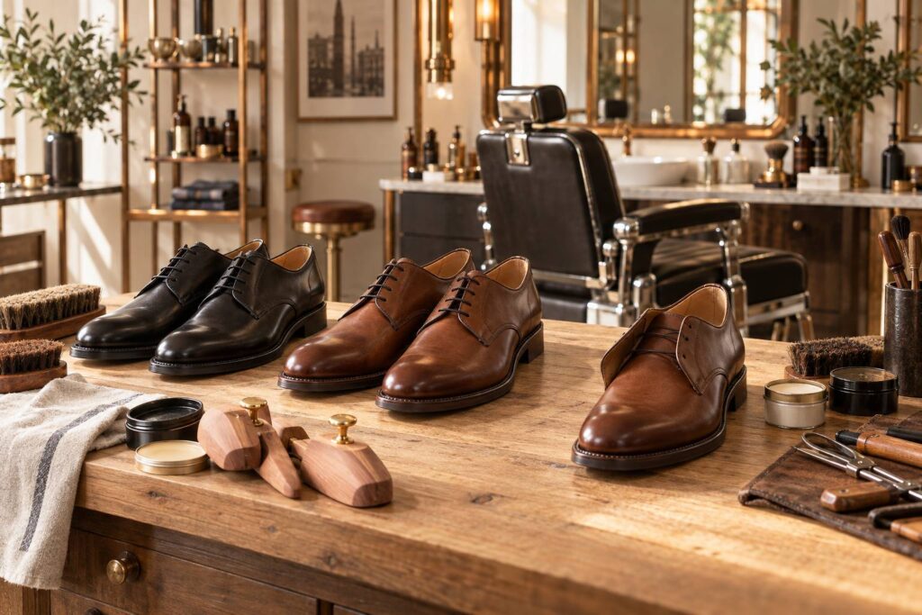 Illustration éditoriale du sujet : Derbies homme : le guide pour choisir la bonne paire