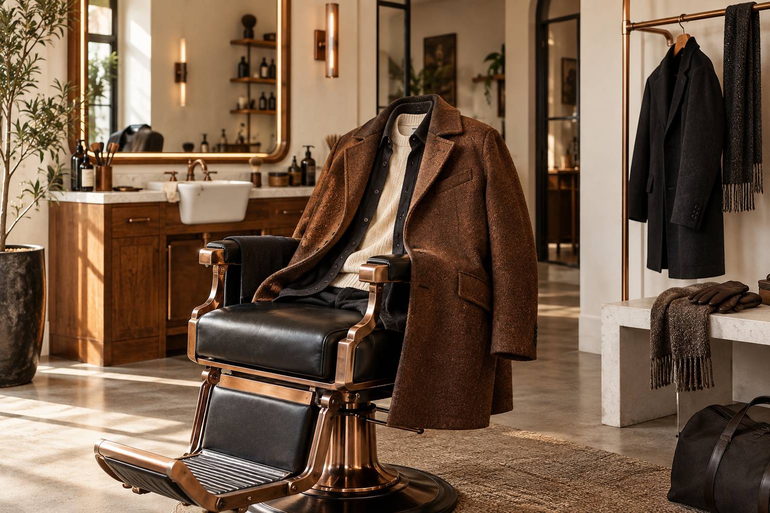 Illustration éditoriale du sujet : Manteau homme hiver : bien choisir chaleur et coupe
