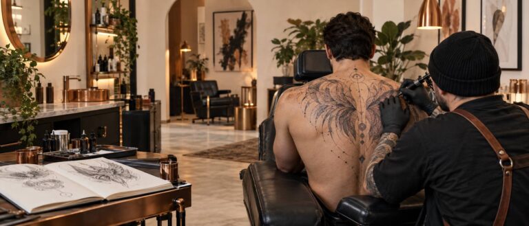 Tatouage dos homme : styles, douleur et budget